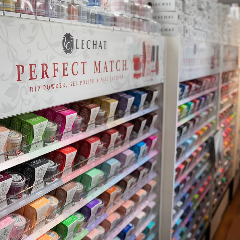 Nail products at Pike Beauty Supply