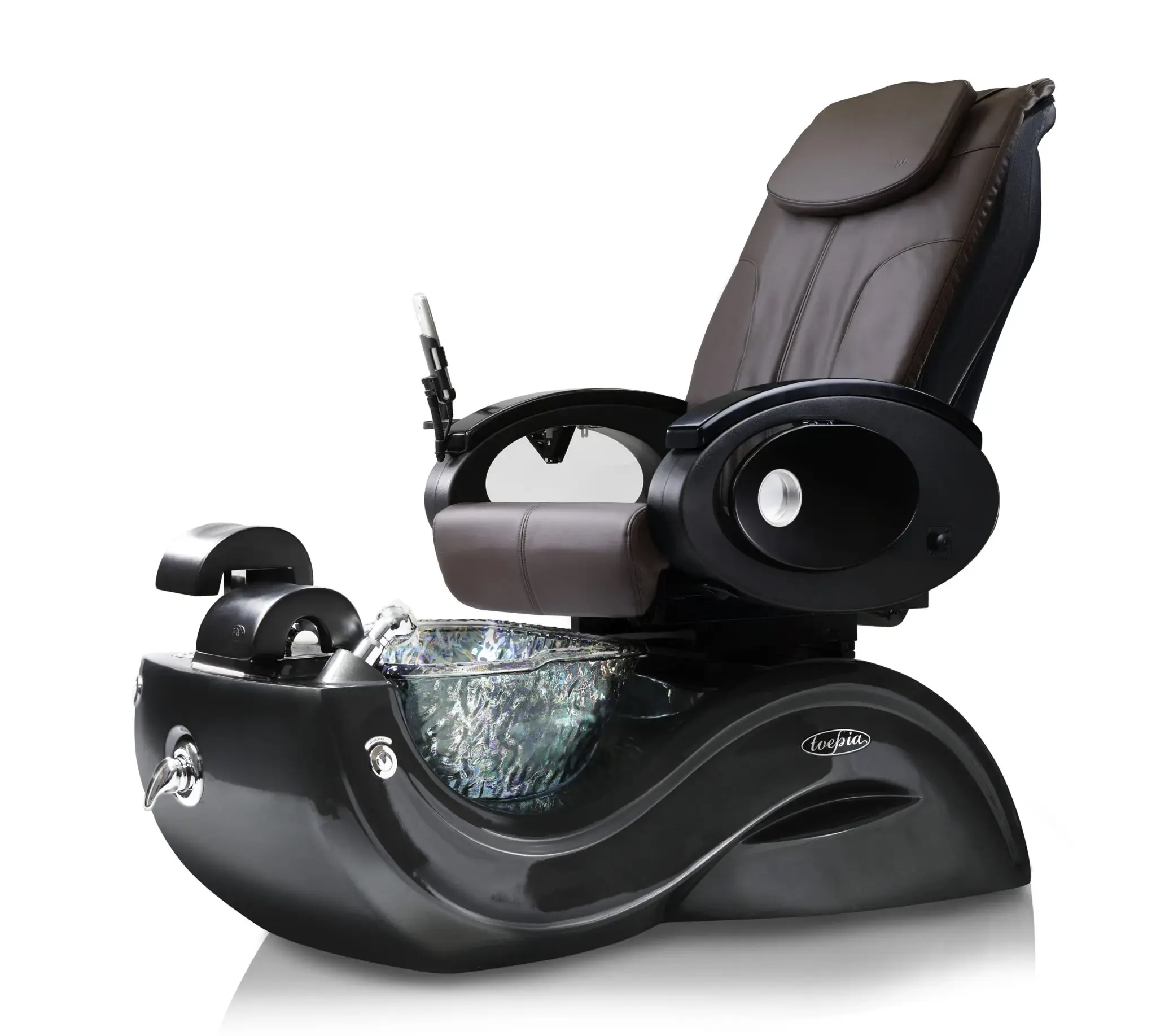 Toepia GX pedicure spa in chocolate and gray