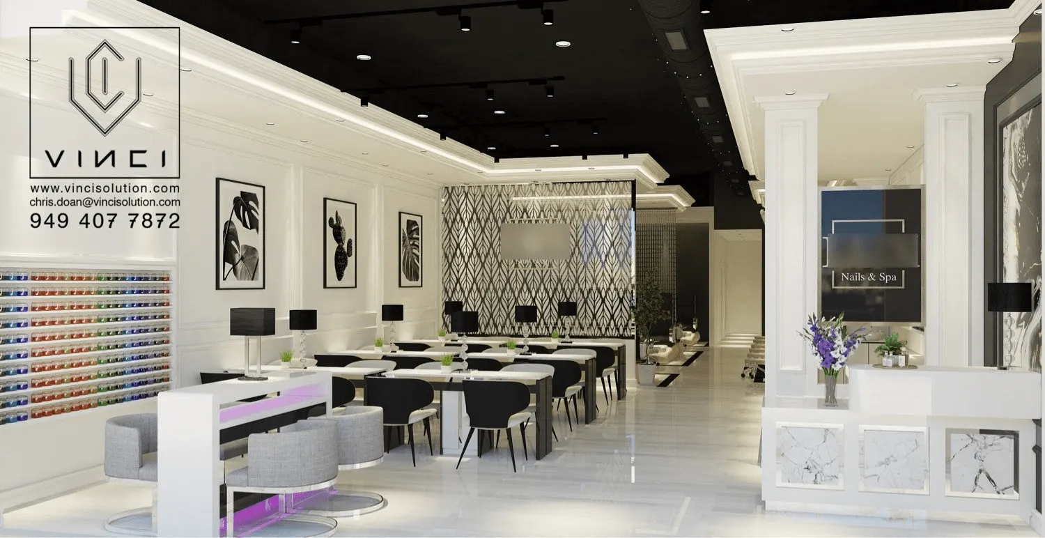 Nail salon designed by Vinci and built by D3, photo 5