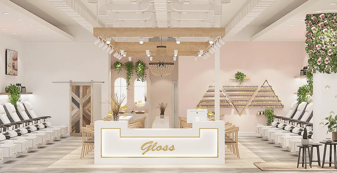 Nail salon designed by Vinci and built by D3, photo 7