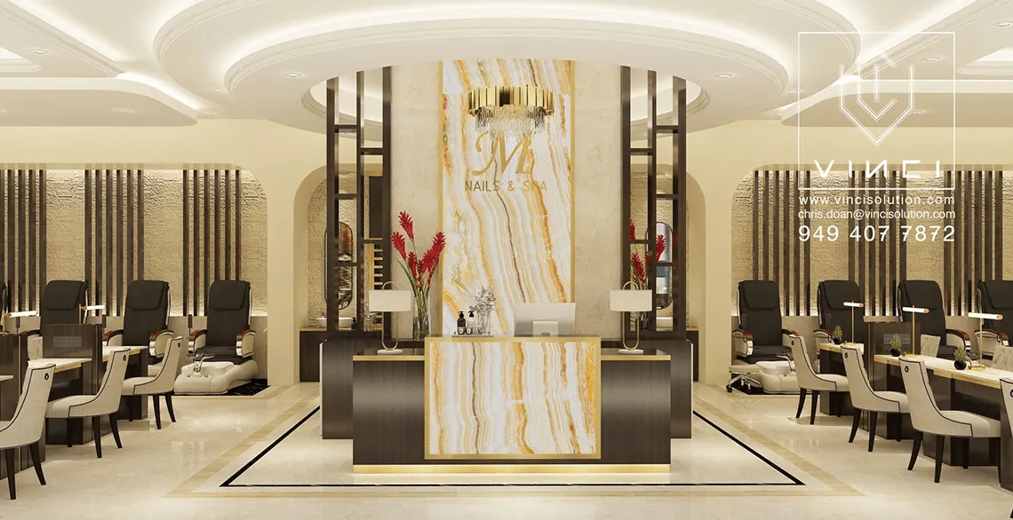 Nail salon designed by Vinci and built by D3, photo 1