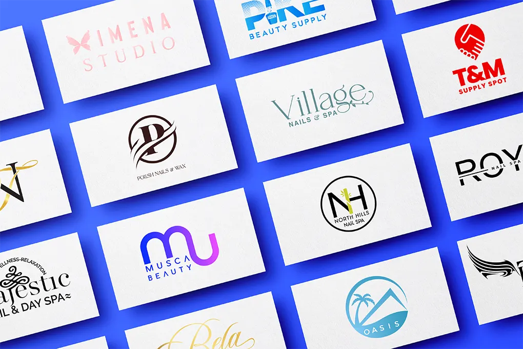 Print design for a nail salon