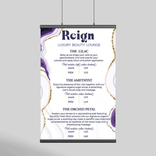 poster menu mockup poster menu mockup